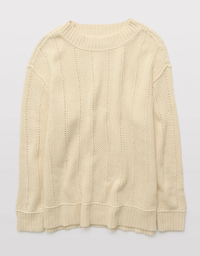 American Eagle  AE Long Weekend Pullover Sweater for Women | Best Price UAE